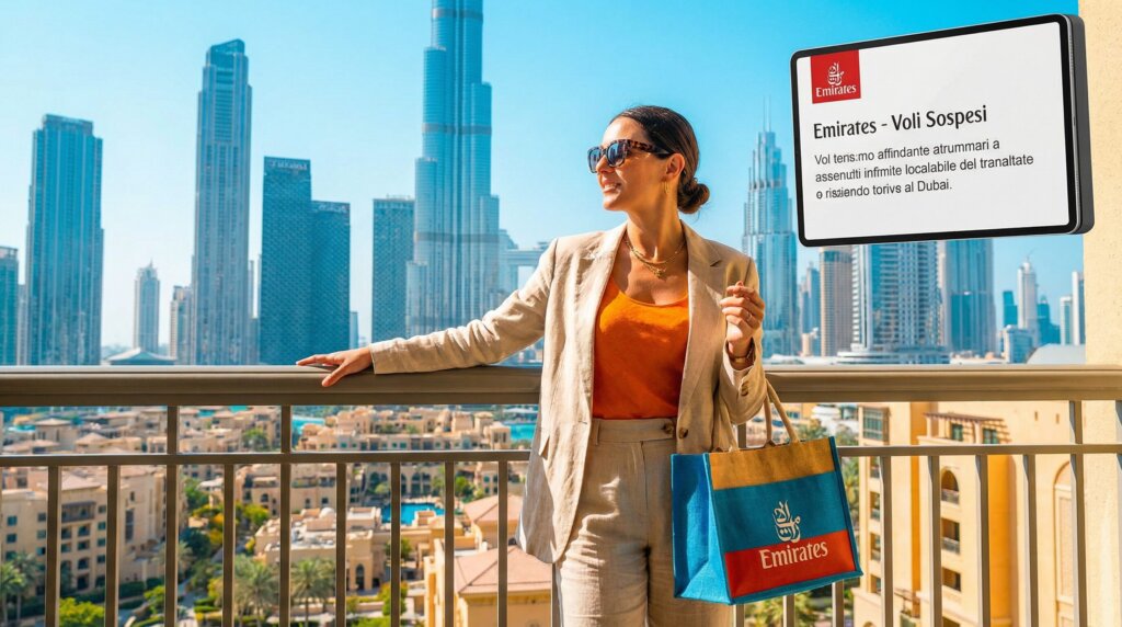 Emirates Ferma Tutto: Voli Sospesi da Dubai, Cosa Fare dall'Italia